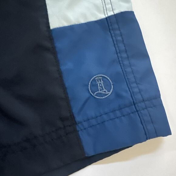 Vintage Lands' End Board Shorts Nylon Retro Y2K Swim Trunks Surfer Beach Size 33 - Picture 3 of 10